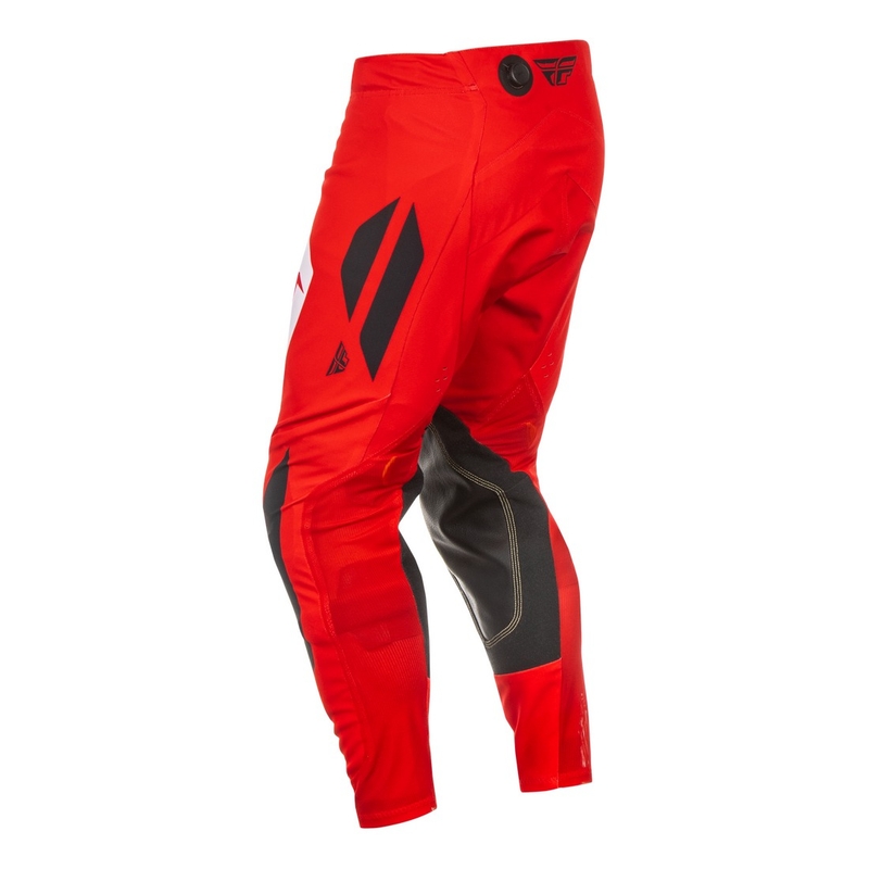 Pantaloni motocross FLY Racing Evolution roșu-alb-negru