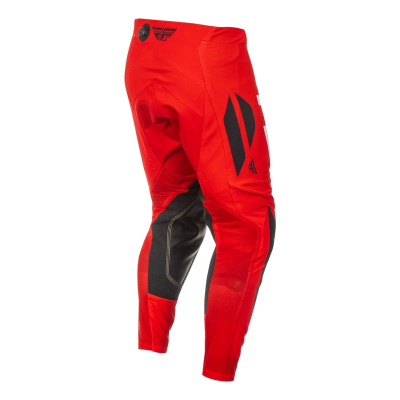Pantaloni motocross FLY Racing Evolution roșu-alb-negru