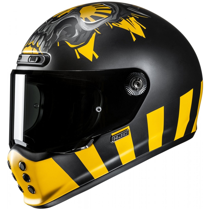 Casca moto integrala HJC V10 Crania MC3SF negru-galben