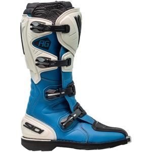 Ghete motocross SiDi Agueda albastru-bej