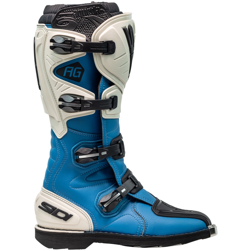 Ghete motocross SiDi Agueda albastru-bej