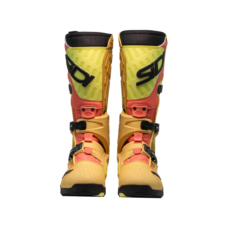 Cizme moto SiDi Crossair auriu-verde