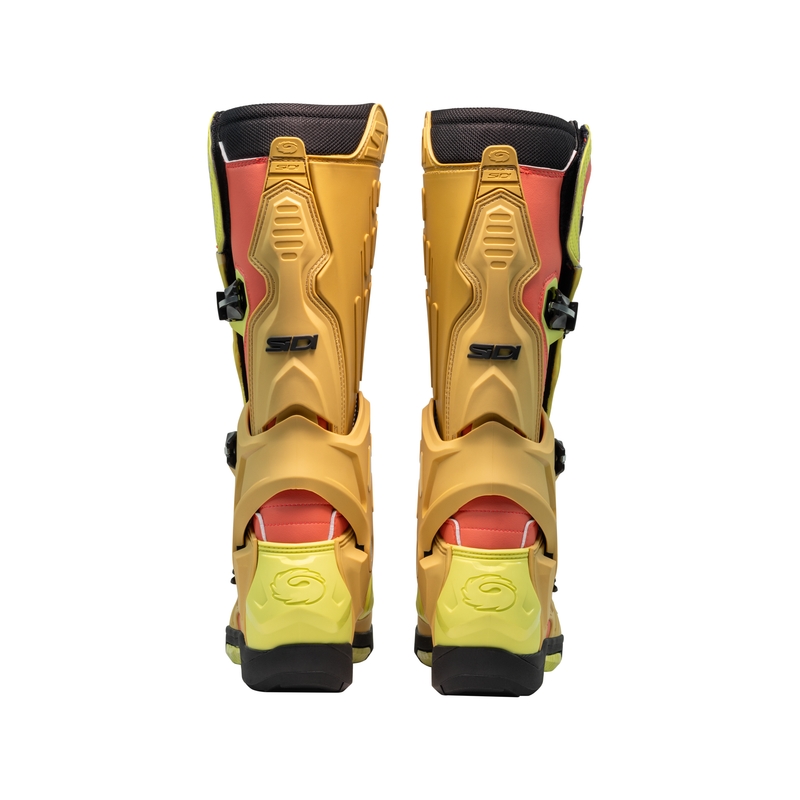 Cizme moto SiDi Crossair auriu-verde