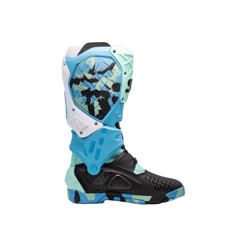 Cizme moto SiDi Crossair X negru-turcoaz