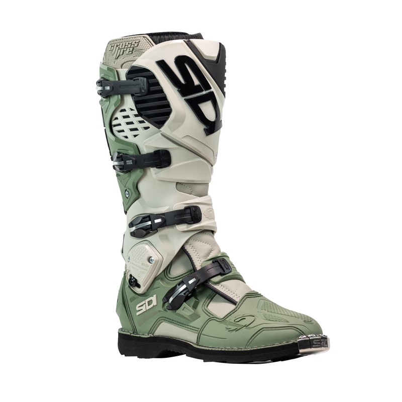 Cizme moto SiDi Crossfire 3 verde-bej