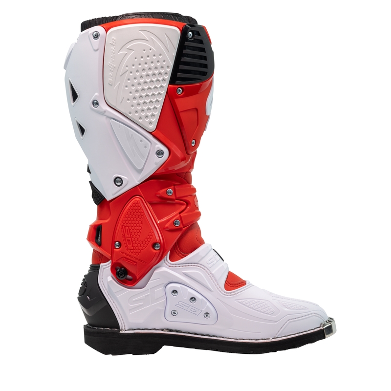 Ghete moto SiDi Crossfire 3 rosu-alb