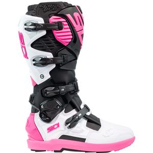 Cizme moto SiDi Crossfire 3 SRS negru-alb-roz