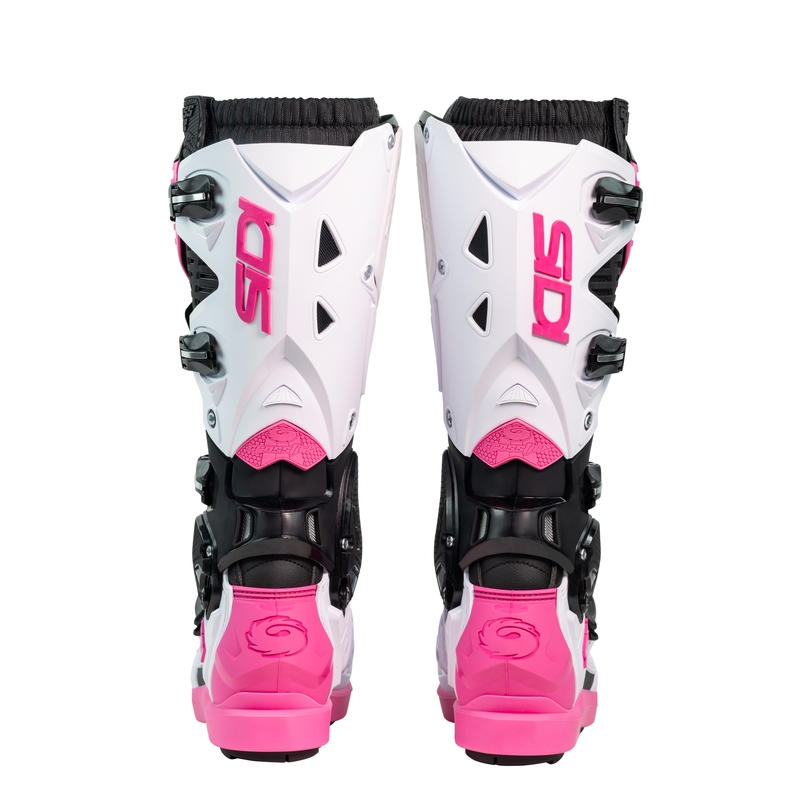 Cizme moto SiDi Crossfire 3 SRS negru-alb-roz