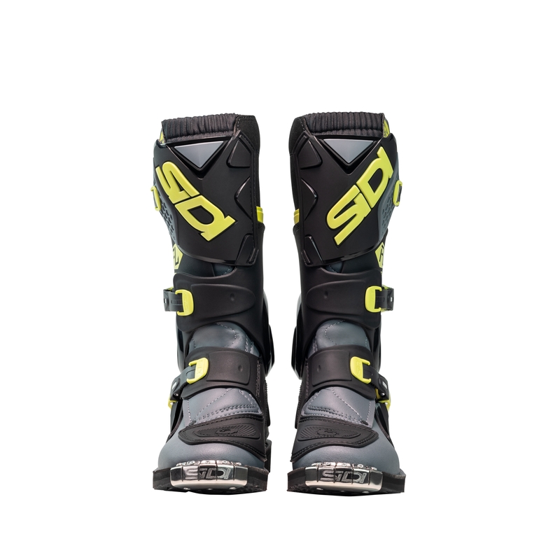 Pantofi motocross copii SiDi Flame negru-galben