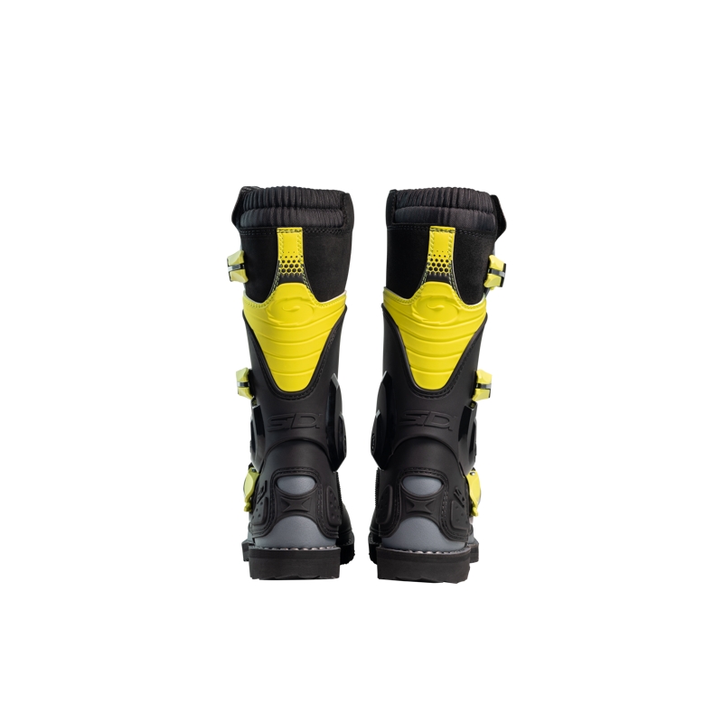 Pantofi motocross copii SiDi Flame negru-galben