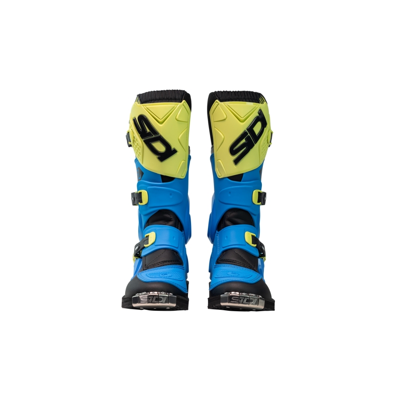Ghete motocross copii SiDi Flame albastru-galben-negru