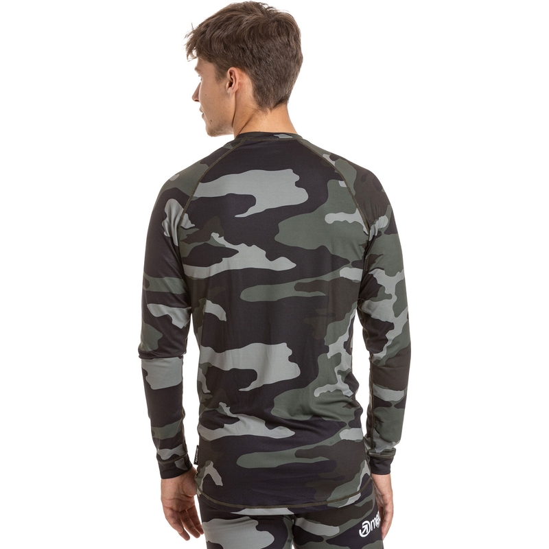 Tricou termic pentru bărbați Meatfly Avery camo