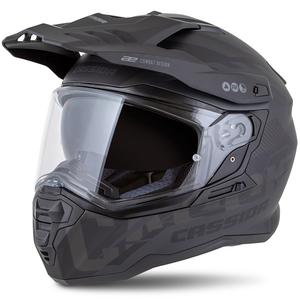 Casca enduro Cassida Road Runner TechniX mat negru-negru-gri