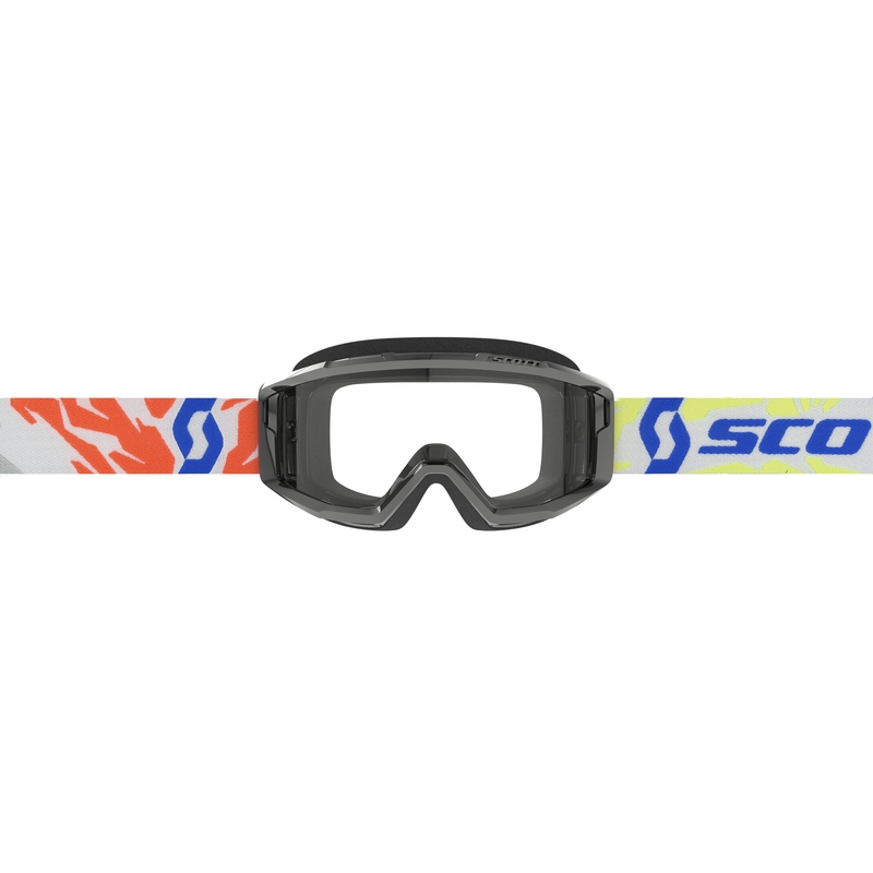 Ochelari de motocross pentru copii SCOTT Primal Youth negri cu plexiglas transparent