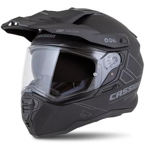 Casca enduro Cassida Road Runner Dual negru mat-gri inchis