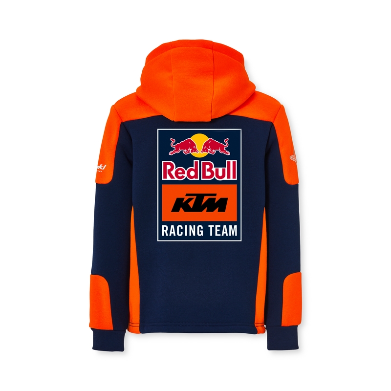Hanorac pentru copii KTM Replica Team albastru-portocaliu