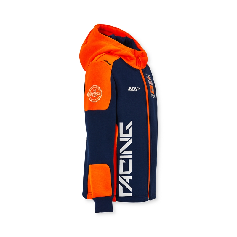 Hanorac pentru copii KTM Replica Team albastru-portocaliu