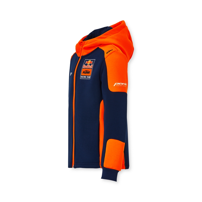 Hanorac pentru copii KTM Replica Team albastru-portocaliu