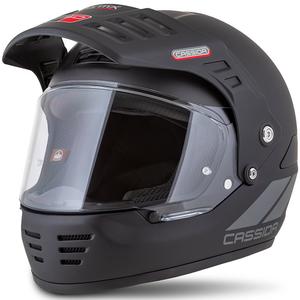 Casca enduro Cassida FormX FlatOut negru mat-gri inchis