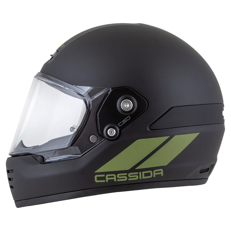 Casca enduro Cassida FormX FlatOut negru-verde mat