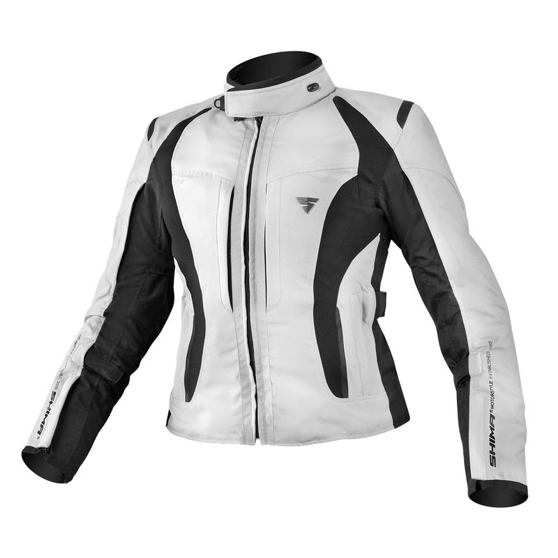 Jacheta de motociclete pentru femei Shima Volante gri lichidare