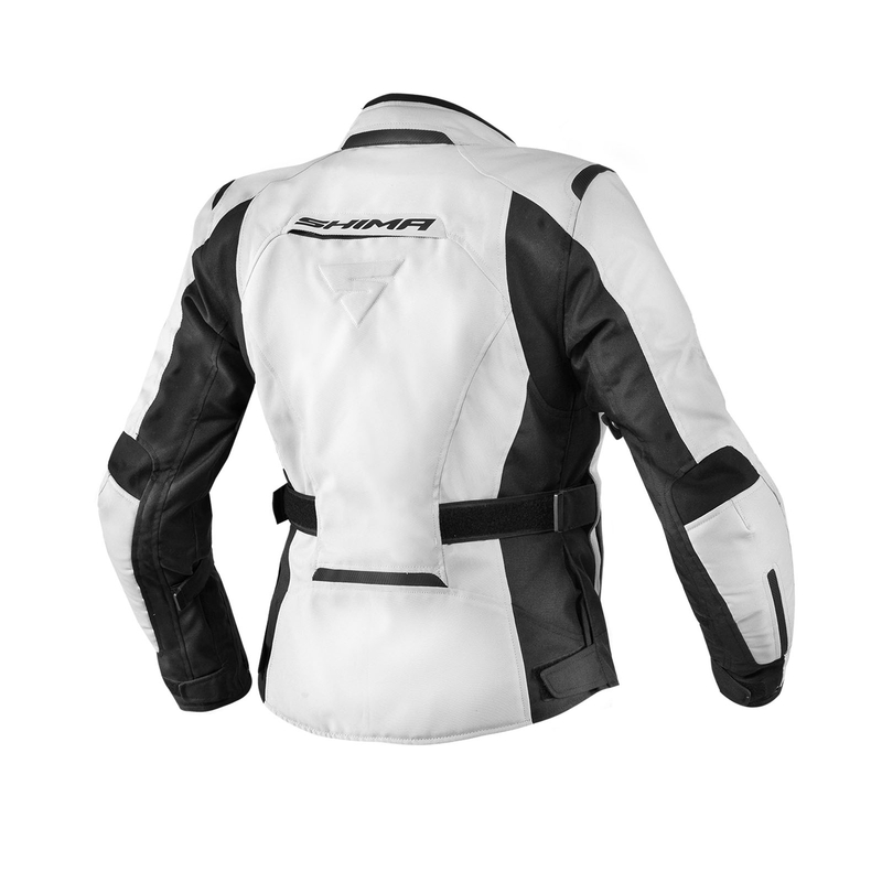 Jacheta de motociclete pentru femei Shima Volante gri lichidare