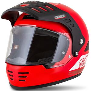 Casca enduro Cassida FormX Jawa RotaX rosu-alb-auriu