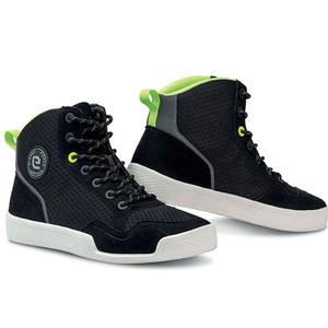 Cizme moto Eleveit Force Airtech negru-galben fluo