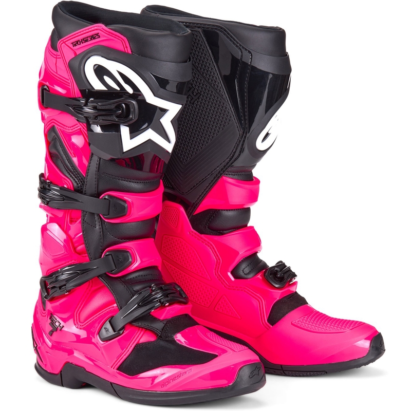 Ghete motocross Alpinestars TECH 7 roz-negru