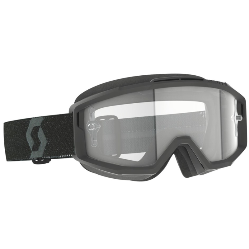 Ochelari SCOTT Split OTG motocross negri cu plexiglas transparent