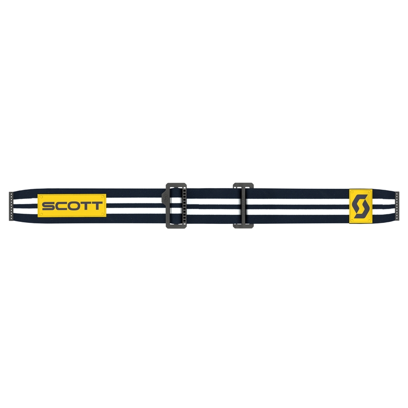 Ochelari de protecție de motocross SCOTT 89X Era albastru-alb cu plexiglas cromat galben lichidare