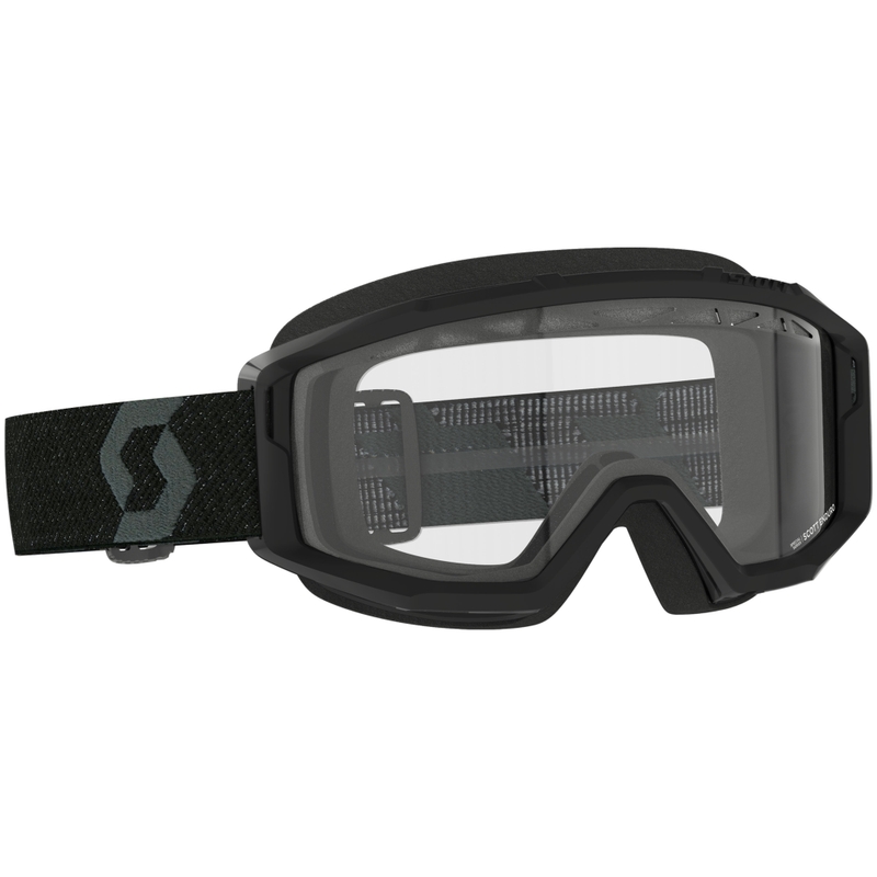 Ochelari de motocross SCOTT Primal Enduro negri cu plexiglas transparent