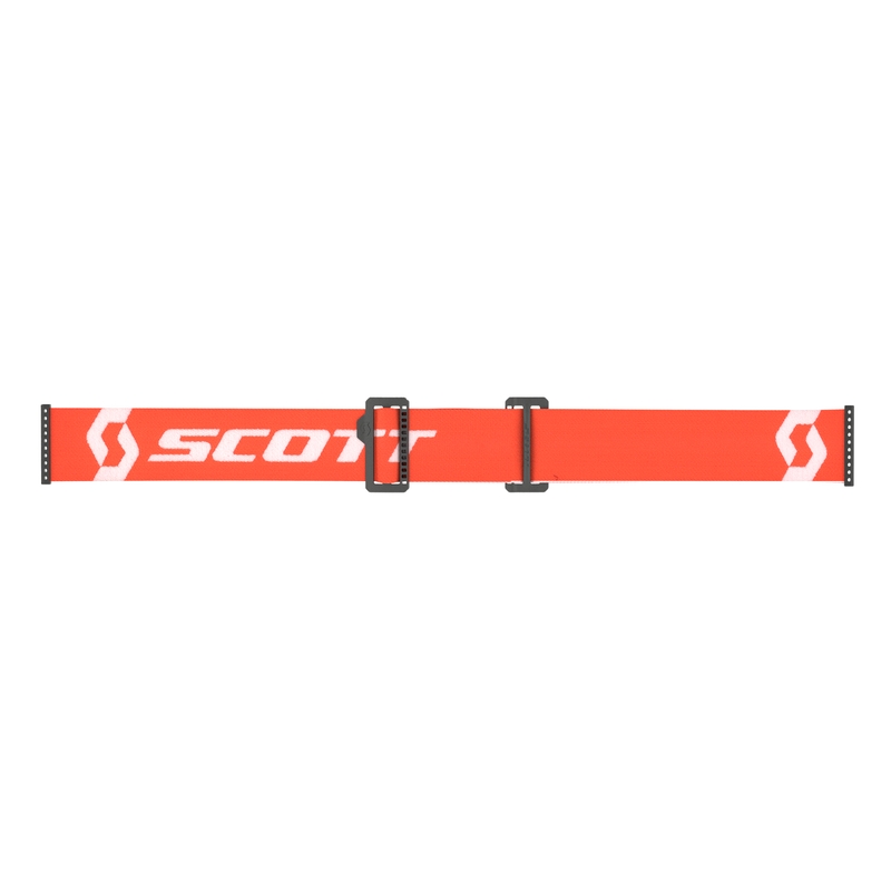 Ochelari de motocross SCOTT Primal Clear portocaliu-alb cu plexiglas transparent