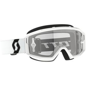 Ochelari de protecție de motocross SCOTT Primal Clear alb cu plexiglas transparent