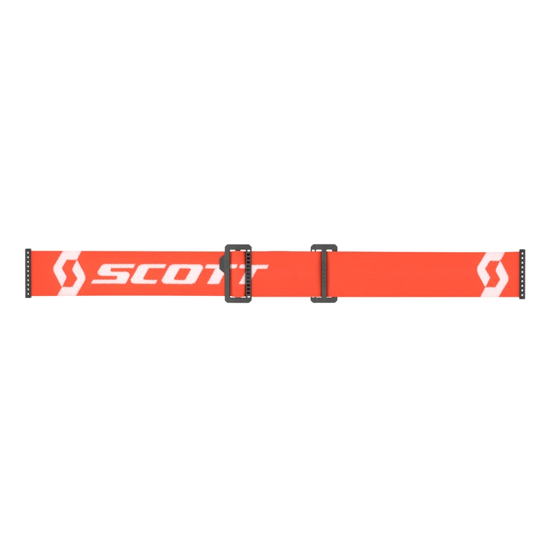 Ochelari de motocross SCOTT Primal CH portocaliu-alb cu plexiglas crom portocaliu