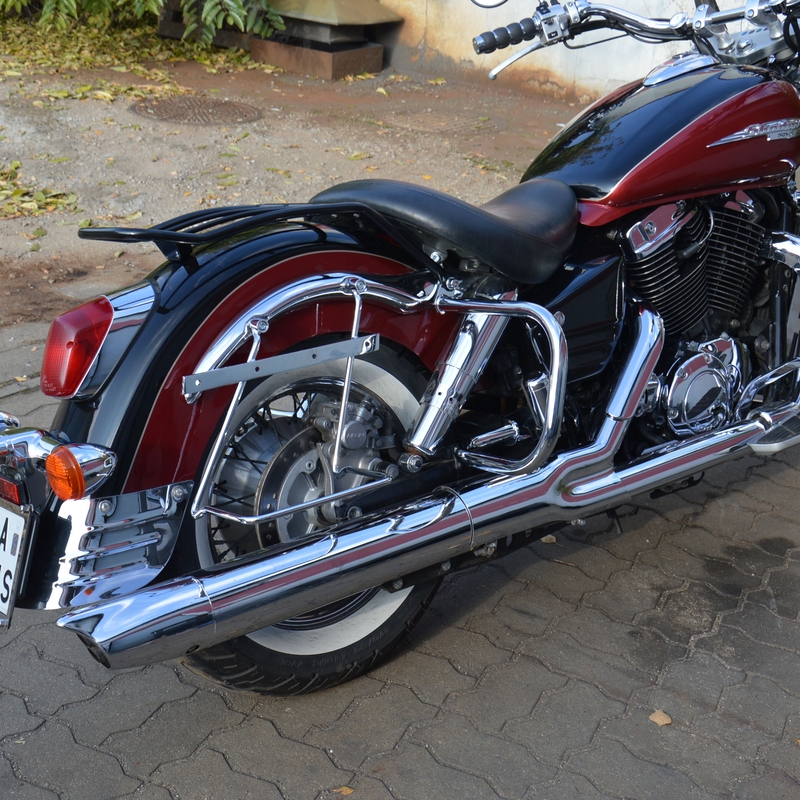 Rame suport pentru bagaje cu spătar HONDA VT1100 C3 Aero cromat