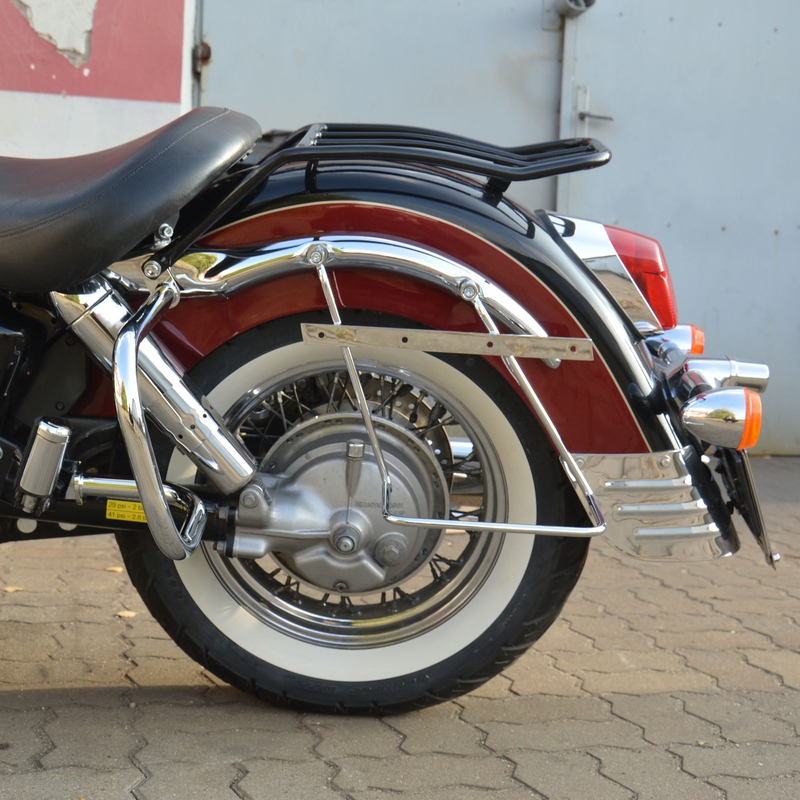 Rame suport pentru bagaje cu spătar HONDA VT1100 C3 Aero cromat