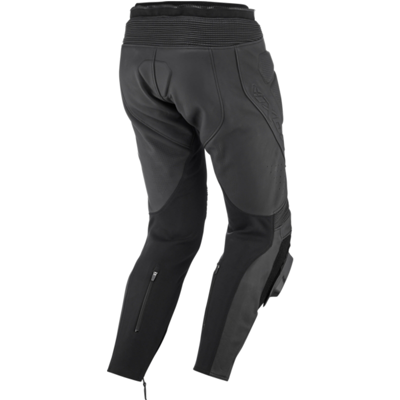 Pantaloni moto din piele IXON Vortex 3 negru-negru