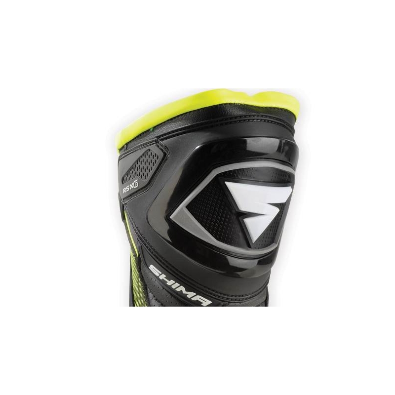 Ghete motociclete Shima RSX-6 galben fluo