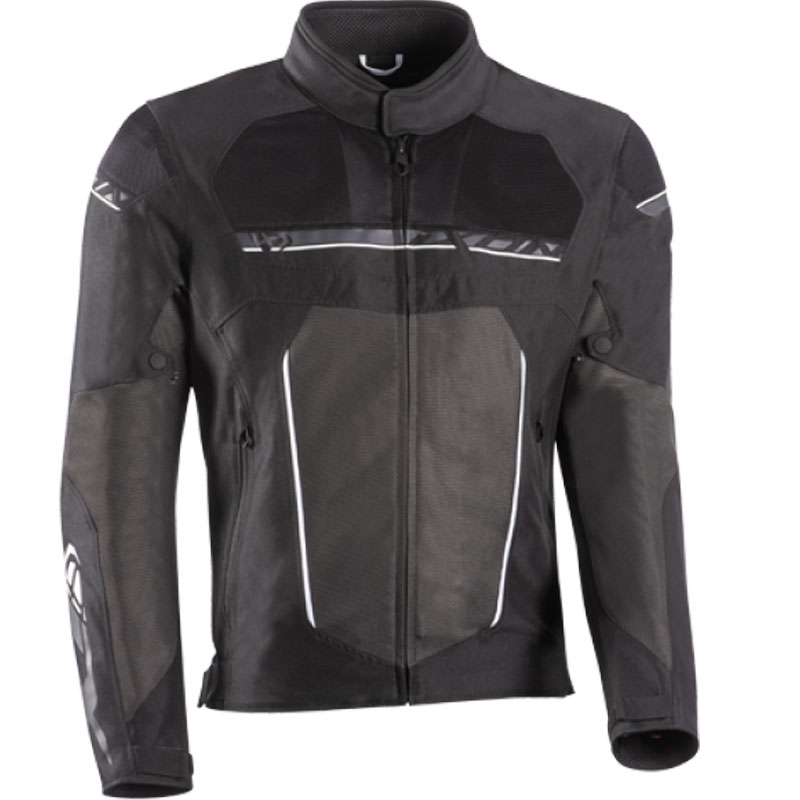 Geaca moto IXON T-Rex negru-gri-alb
