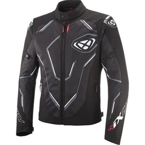 Geaca moto IXON Demoniak negru-alb