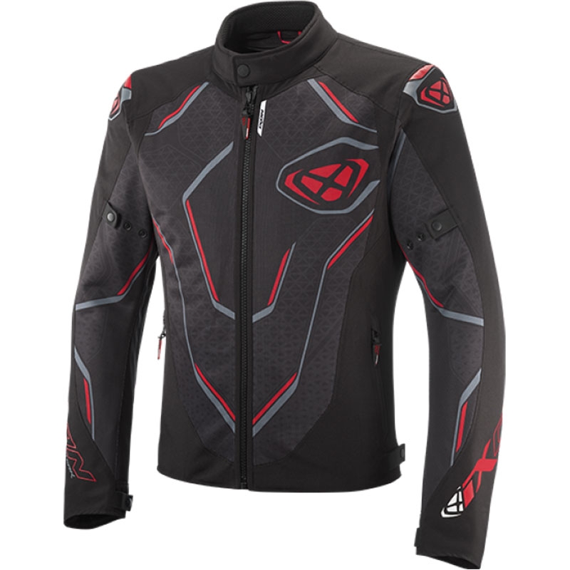 Geaca moto IXON Demoniak negru-rosu