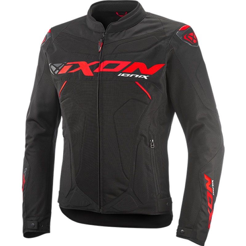 Geaca moto IXON Ionix negru-rosu
