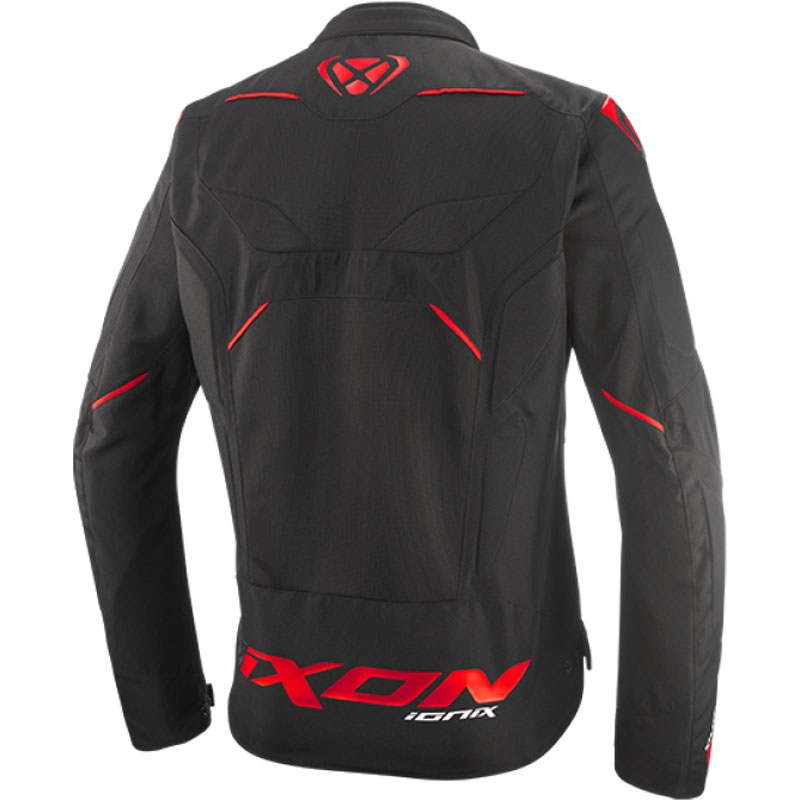 Geaca moto IXON Ionix negru-rosu