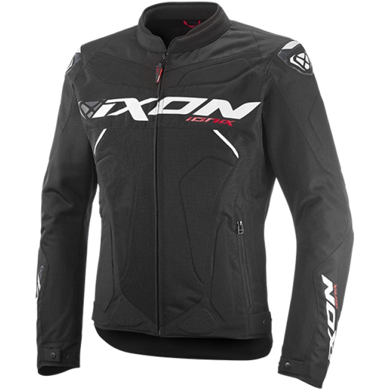 Geacă moto IXON Ionix negru-alb