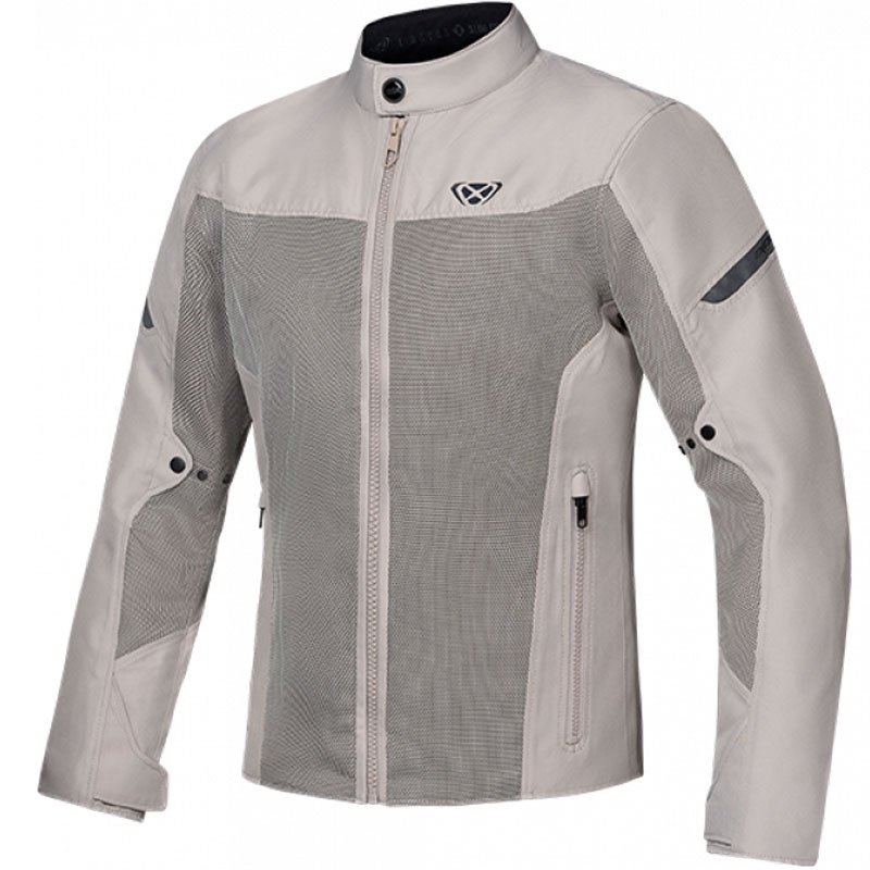 Geaca moto IXON Fresh Slim gri-bej