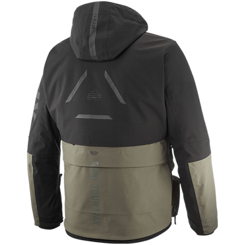 Geaca moto IXON Etna kaki-negru