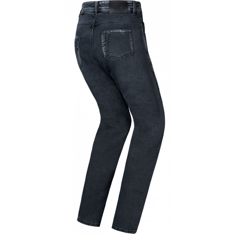 Blugi moto dama IXON Dany spalati negri