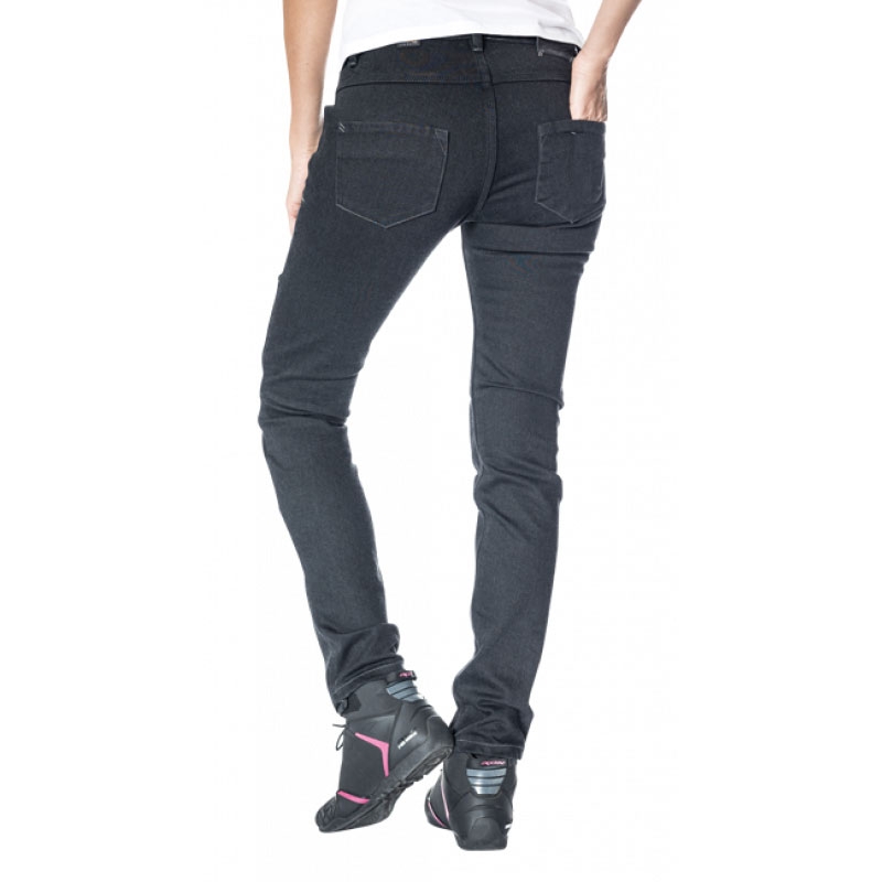 Blugi moto dama IXON Billie negri