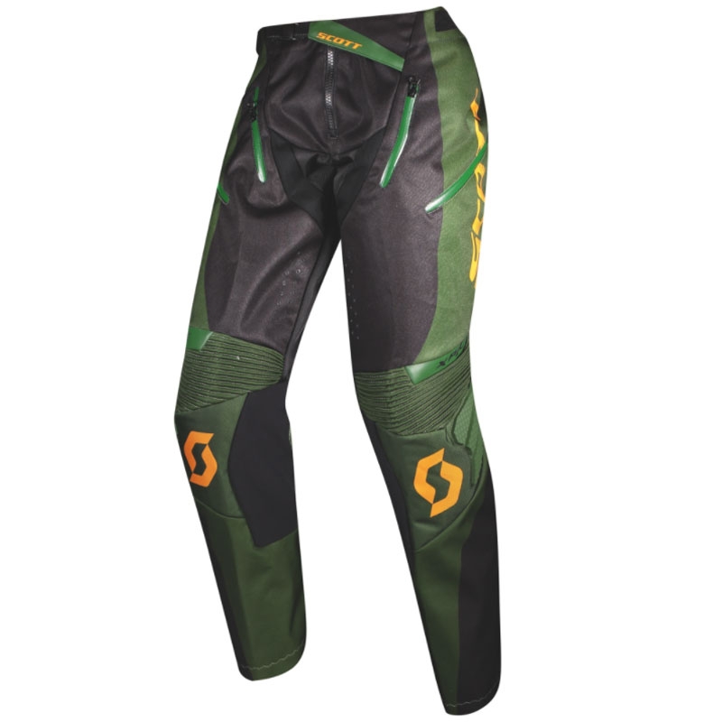 Pantaloni motocross SCOTT X-PLORE negru-verde